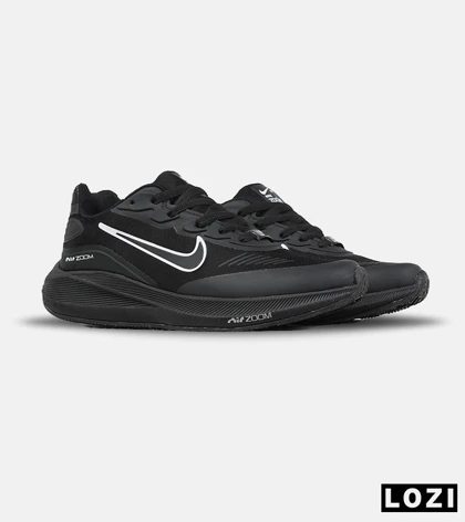 کفش کتانی مردانه و زنانه مشکی نایک NIKE air zoom مدل 8054