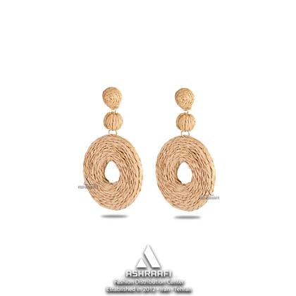 گوشواره کنفی Hemp Earrings C1