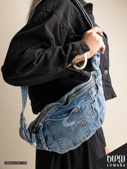 کیف بادی بگ جین شاواری لومانا - کد 2833