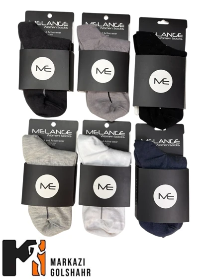 جوراب مچی زنانه ملانژ کد 2016729