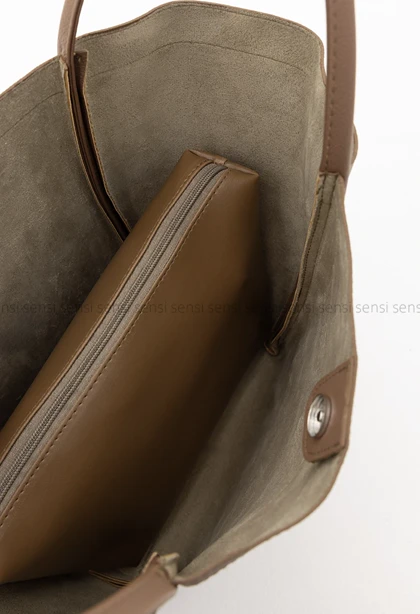 کیف چرم سطلی کد1004399