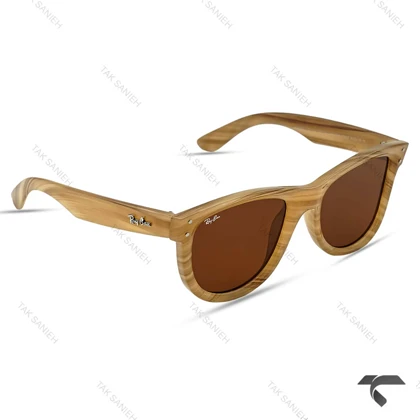 عینک آفتابی ری بن RB0501-2 پلاریزه طرح چوب RayBan-10052-U