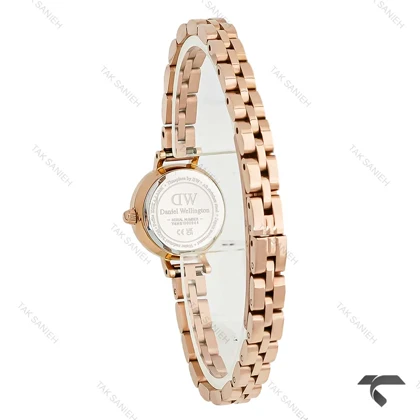 ساعت دنیل ولینگتون Petite مینی زنانه رزگلد صفحه سبز DW-10700-L