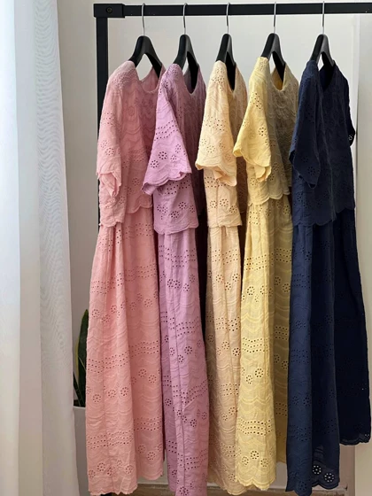 پیراهن خامه دوزی کد 1838