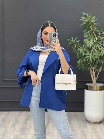 مانتو داکرون زیپ دوزی