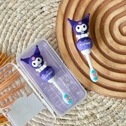 مسواک دسته سیلیکونی کرومی