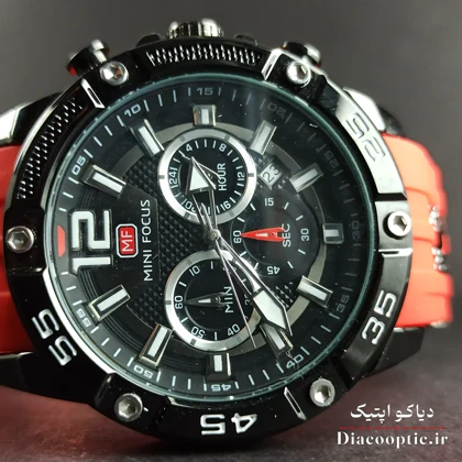 ساعت مچی مردانه اورجینال موتور ژاپن برند مینی فوکوس سه موتور مدل Mf0349G.04 بند رابر