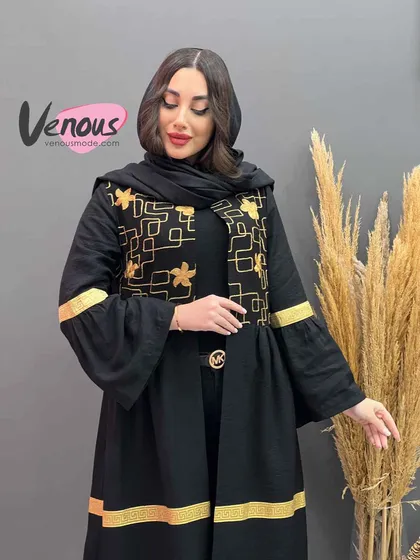 مانتو گلدوزی بلند
