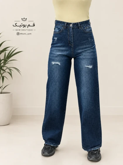 شلوار جین نیم بگ_2407