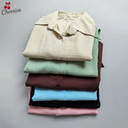 شومیز باکسی جلو گره