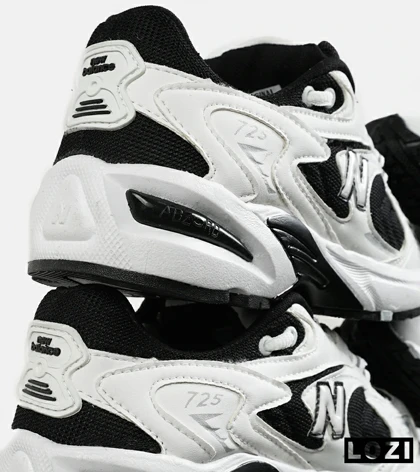 کفش کتانی مردانه و زنانه سفید مشکی NEW BALANCE 725