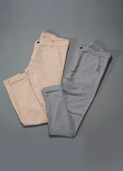 شلوار مردانه طوسی مدل Mobin