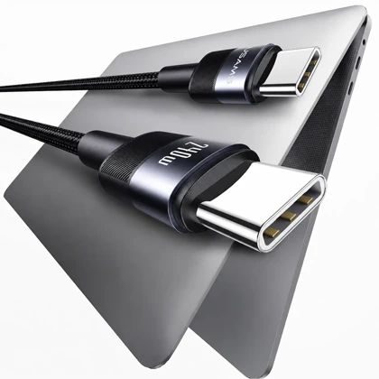کابل دوسر تایپ سی یوسامز USAMS مدل SJ727 توان 240 وات 1.2 متر