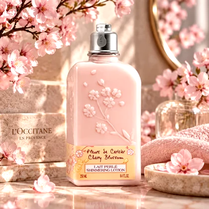 لوسیون بدن لواچن مدل Cherry Blossom لوکسیتان L’Occitane