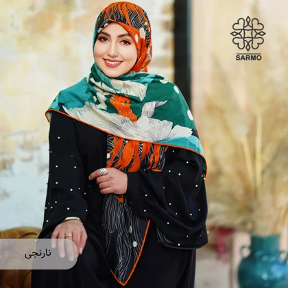 روسری ابریشم توییل ماهی