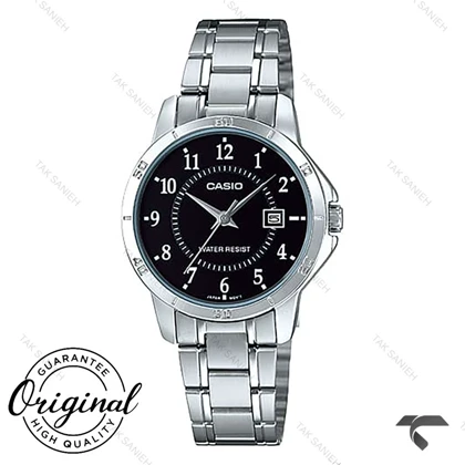 ساعت کاسیو زنانه تقویم دار LTP-V004D-1B سیلور Casio-10308-L