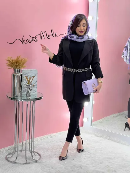 کت دویقه کمربند زنجیری