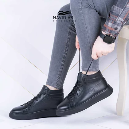 نیم بوت مردانه چرم اسپرت ونس کد 6007011