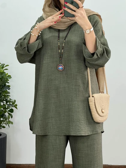 ست مانتو و شلوار ویوات 6(ایراد دار)