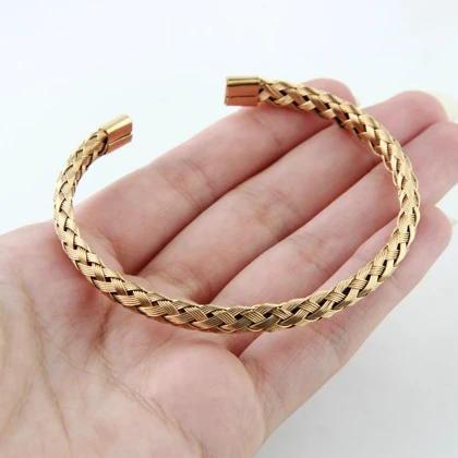 بنگل زنانه مدل بافت سیمی