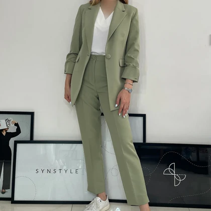 کت و شلوار زنانه کرپ استیفانو (Stefano) کد 5262