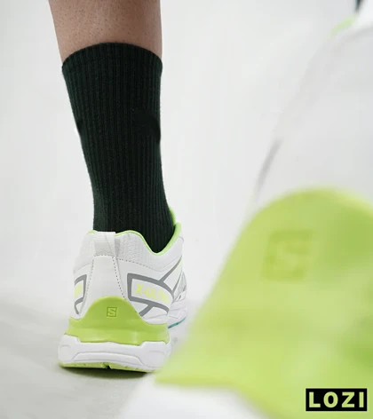 کفش کتانی سفید سبز سالومون Salomon X ULTRA