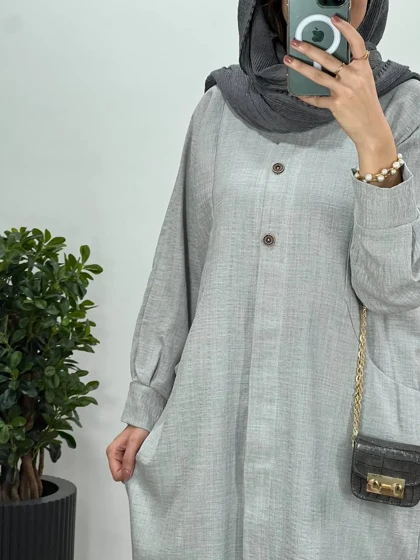 مانتو بلند شانتون سوده(ایراد دار)