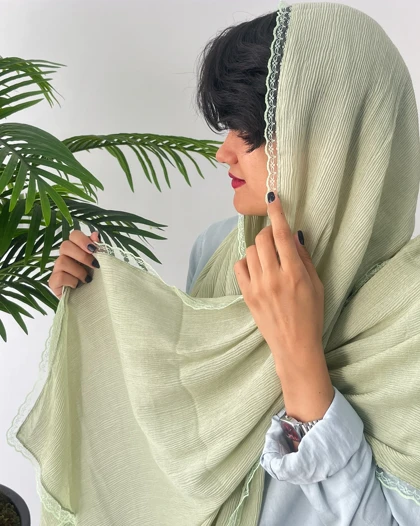 شال پلیسه برشکا دورگیپور وارداتی 4470