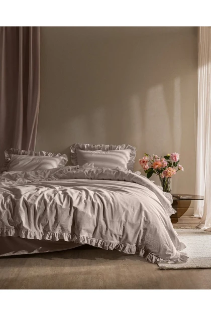 سرویس روتختی یک نفره Madame Coco مدل Obernai پنبه