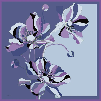 روسری ابریشم توییل هارمونی