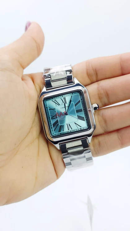 ساعت مچی مردانه کارتیر Cartier تمام استیل با ماندگاری رنگ بالا