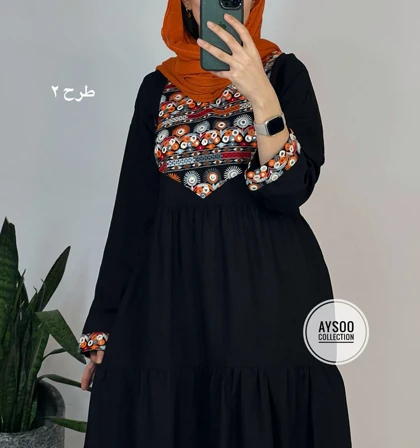 پیراهن مانتویی طناز