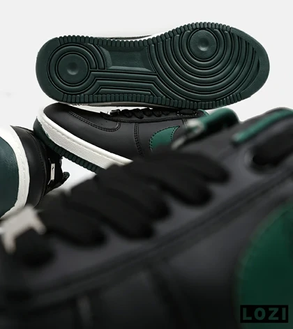 کفش مردانه و زنانه مشکی سبز NIKE AIR FORCE مدل 5349