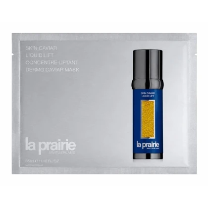 ماسک ورقه‌ای لیفت‌کننده و بازسازی‌کننده لا پریری اسکین کاویار (La Prairie Skin Caviar Liquid Lift Dermo Caviar Mask)