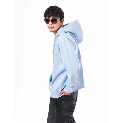 هودی آبی اسمانی زیگ zig مدل basic comfort کد363