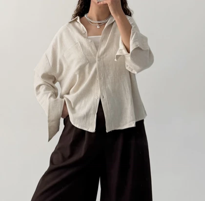 شومیز آستین بلند زارا | ZARA Long Sleeve Shirt 🇹🇷