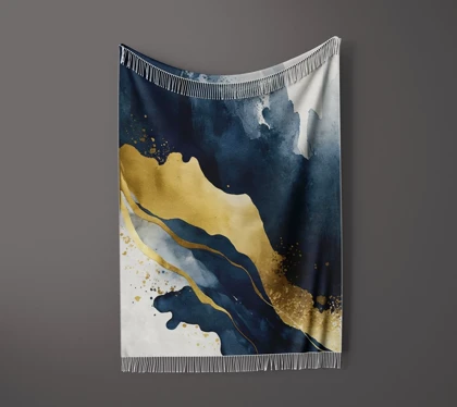 شال مبل ریش دار sofa shawl 300