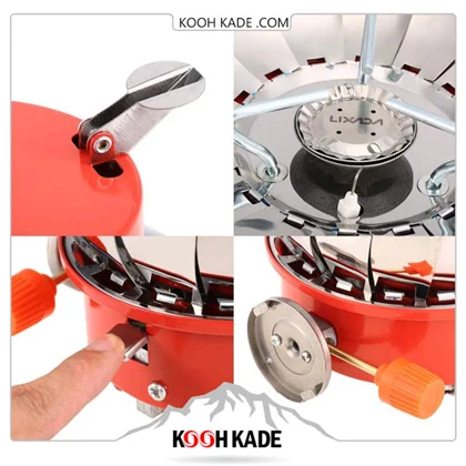 اجاق گاز بادگیر دار camping stove K 203