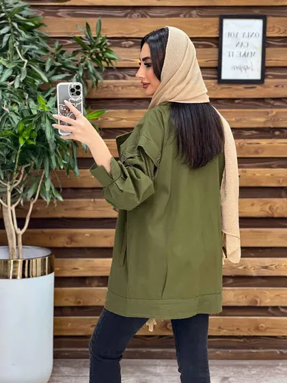 مانتو آستین زنجیردار