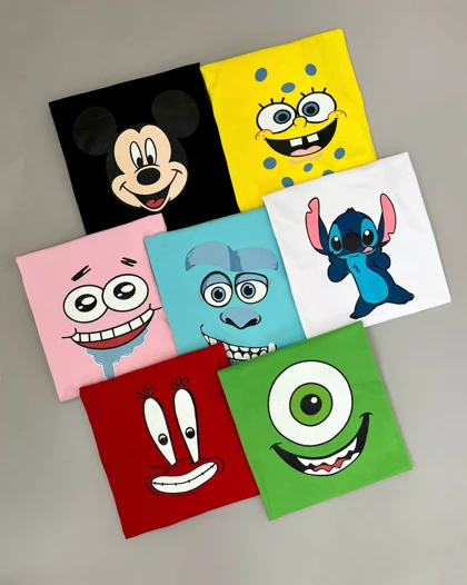 تیشرت لانگ انیمیشن کد 4647