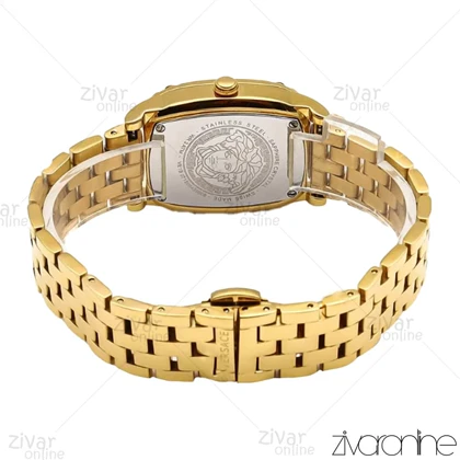 ساعت ورساچه زنانه بند طلایی صفحه سبز 106124