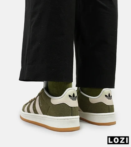کفش کتانی زنانه و مردانه سبز کرم ADIDAS Campus مدل 4685
