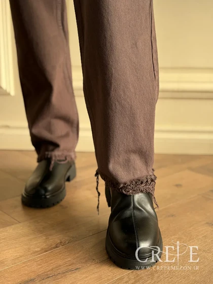 جین نیم بگ کمر ریش قد 110