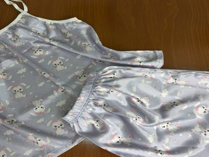 ست تاپ و شلوارک طرح خرگوش 219