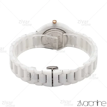 ساعت رادو زنانه سرامیکی صفحه سفید مهندسی 106538