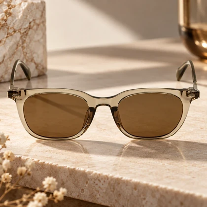 عینک دودی زنانه پرادا R2801-4 قهوه ای Prada-10040-U