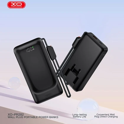 پاور بانک 10000 ایکس او XO مدل PR282 با کابل تایپ سی
