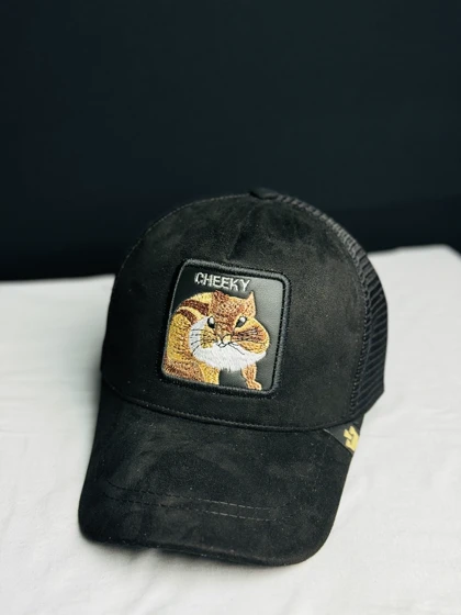 کلاه پشت توری مخمل گورین (همستر) 054