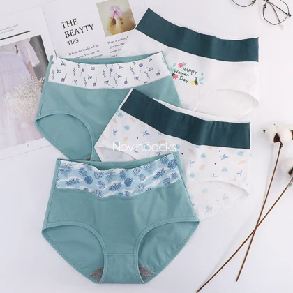 شورت طرح گلبرگ فاق بلند ( سایز 36 الی 40) (L)