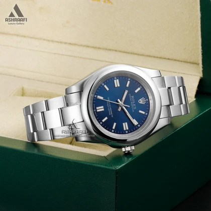 ساعت رولکس پرپچوال صفحه سورمه‌ای Rolex Perpetual Dark Blue 01